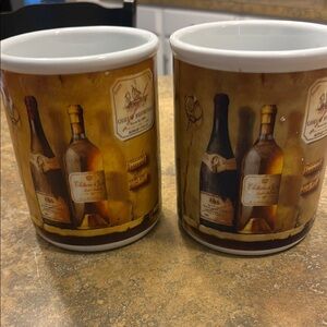 Wine-Themed Ceramic utensil holders.